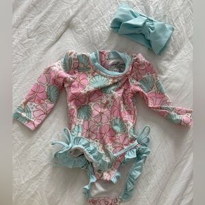 Caden Lane seashells swimsuit
